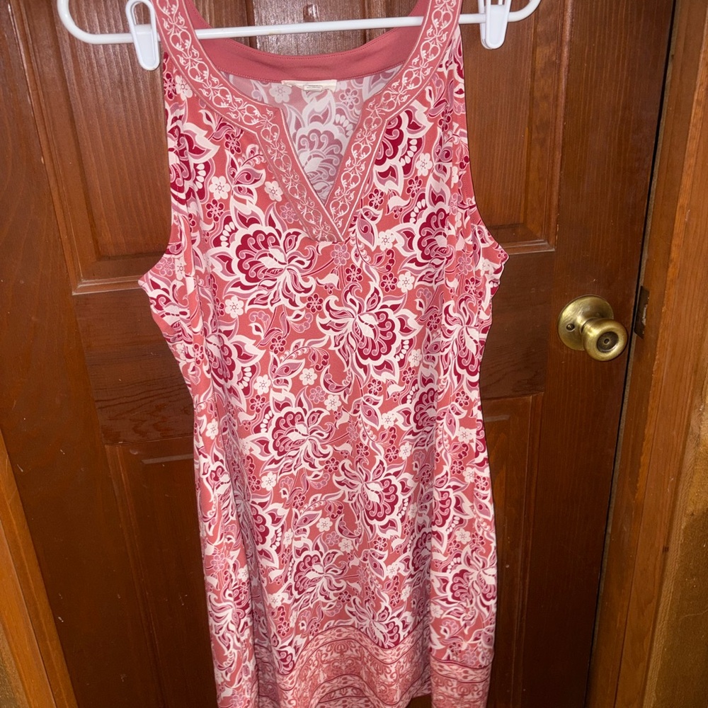 Magnolia Pink and White Floral Mini Dress